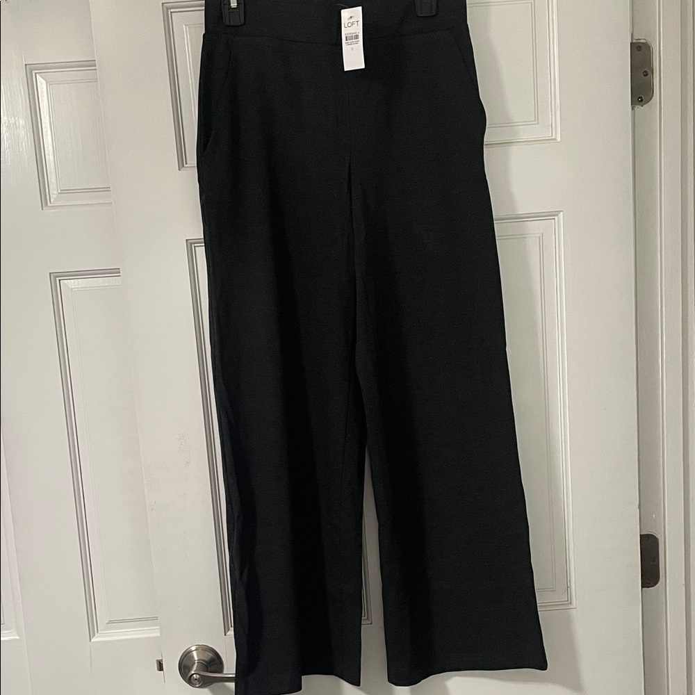 LOFT Black Wide Leg Women's Pants
